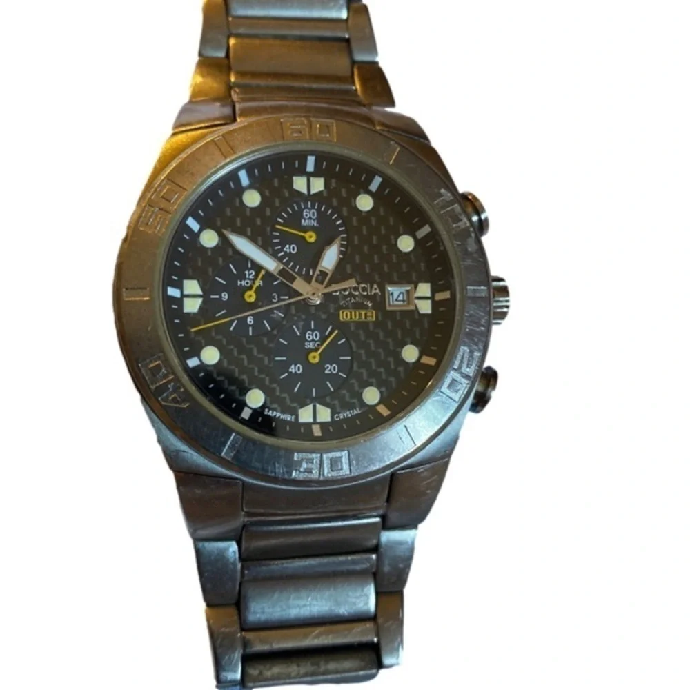 MENS BOCCIA TITANIUM WATCH